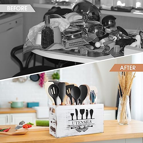 Osimiccp-Large-Kitchen-Utensil-Holder-for-Countertop-or-CounterRustic-White-Wooden-Cooking-Utensil-Holder-with-3-Compartments-Organizer