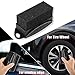 X AUTOHAUX 2X Tire Tyre Wheel Rim Trim Contour Detailing Dressing Shine Applicator Pad Sponge Foam Brush for Car Truck Tires Waxing Polishing Cleaning Wipe Washing with Lid No Handle Black