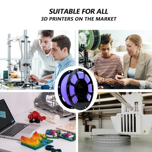 Image of iBOSS Matte PLA Plus Filament, Morandi Purple 1.75mm 1kg 3D Printing Filament, Neatly Wound PLA+ Matte Morandi Purple Filament, Fits Most FDM 3D Printers, 1kg Spool (2.2lbs)