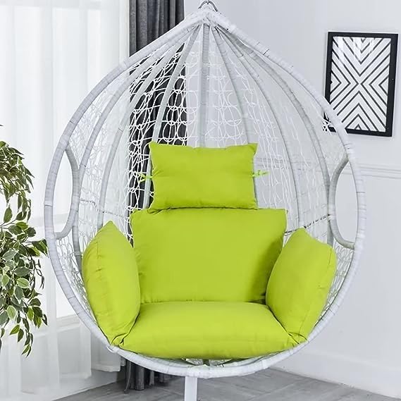Silla Colgante for Patio al Aire Libre, Hamaca, Columpio, Silla con Forma de Huevo, Soporte for Silla Colgante de ratán, Silla Colgante for Interior/Exterior for Patio, Dormitorio, balcón (sin Silla)