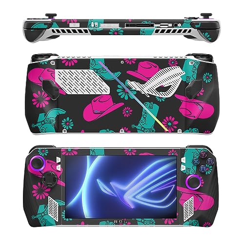 Image of MightySkins Skin Compatible with Asus ROG Ally - Neon Cowgirl | Protective, Durable, and Unique Vinyl Decal wrap Cover | Easy to Apply, Remove, and Change Styles