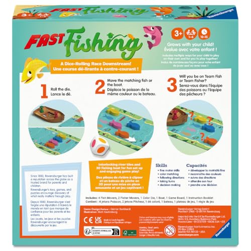 Fast Fishing juego de mesa educativo para preescolares miniatura 7