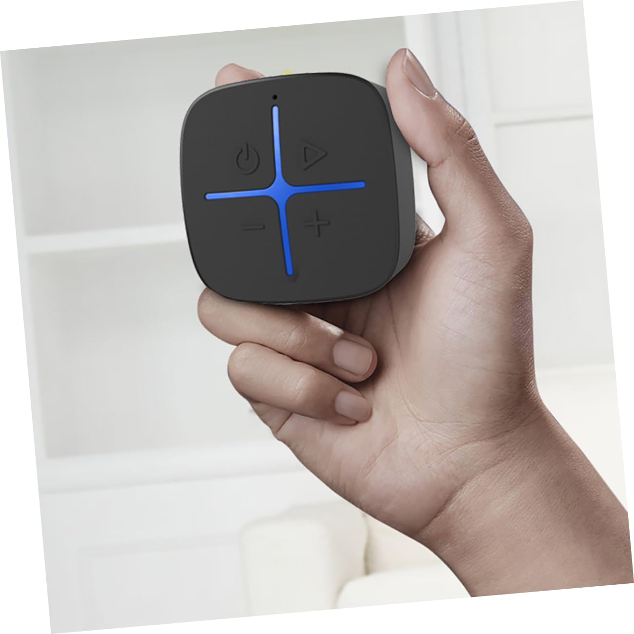 Veemoon Kabelloser Lautsprecher Kleiner Soundbox mit Saugnapf Design 5w aus Kunststoff Tragbarer Funklautsprecher für Badezimmer und Dusche