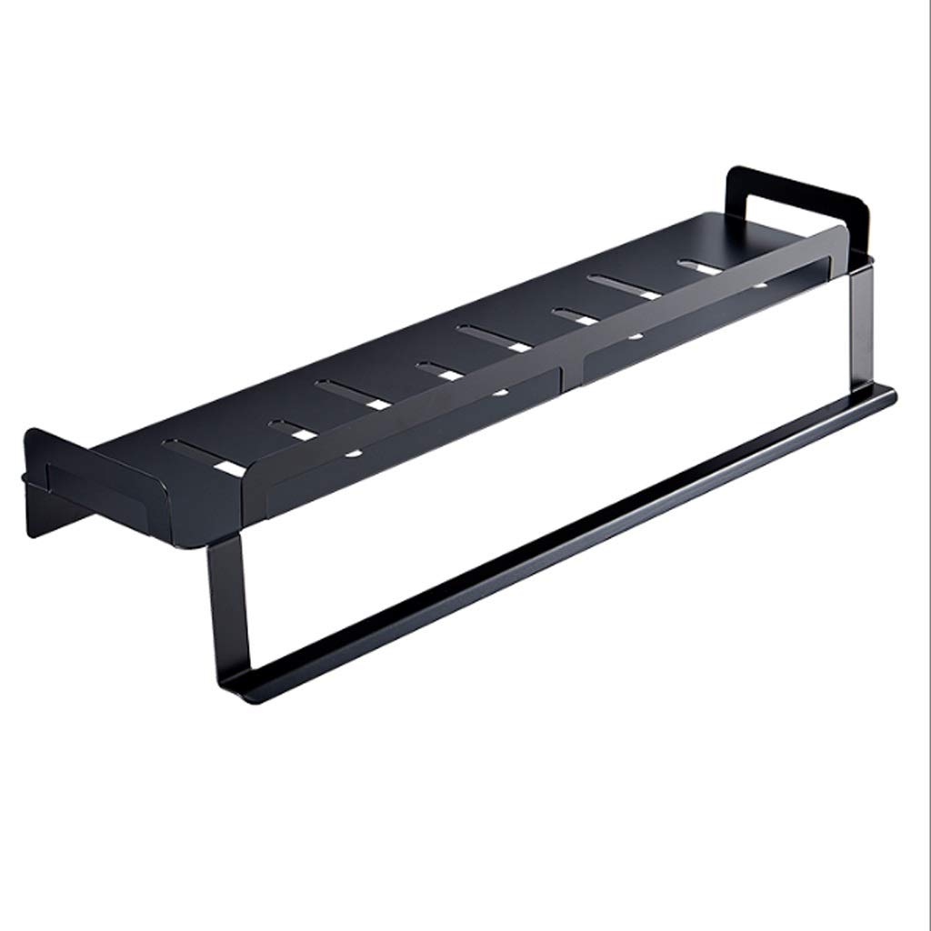AKALNNB Bathroom Storage Bathroom Shelf Shower Shelf with Towel Bar Stainless Steel Shower Caddy for Shampoo Holder Kitchen