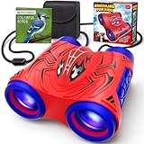 Boy Toys Age 3-12,Binoculars for Kids with Bird Watching Manual&Compass,Outdoor Camping Backyard Toddler Toys,3 4 5 6 7 8 9 10 11 12 Year Old Xmas Birthday Gifts,3-4 4-6 6-8 8-12 Year Old Kids Gift