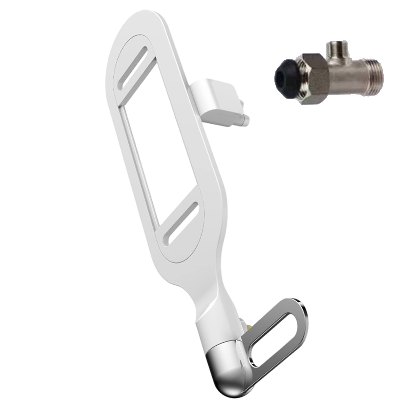 Xjdzineq Bidet Toilet Seat Attachment Thin Cold Water Not Electric Bidets Double Nozzle for Feminine Posterior Wash Toilet Seat Attachment for Elderly