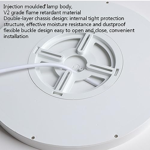 Plafonnier LED moderne et minimaliste blanc 40 cm éclairage premium