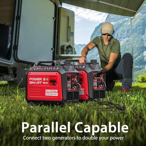 Image of PowerSmart 3800 Watt Dual Fuel Inverter Generator for Home Use