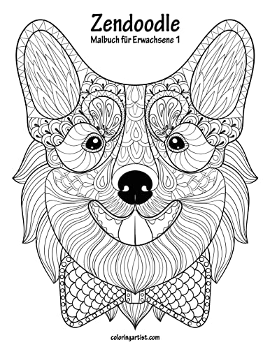 Malbuch mit Zendoodle für Erwachsene 1 (German Edition)