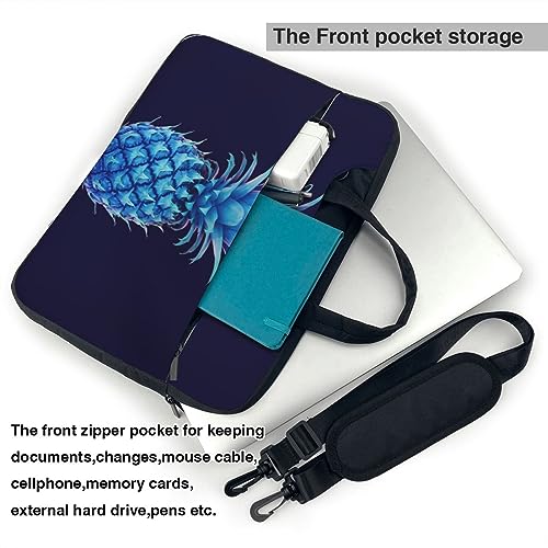 Sac ordinateur portable ananas bleu : la solution grande capacité pour vos dossiers - 3