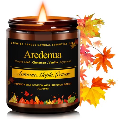 Fall Candle - Autumn Leaves Candle | Autumn Scented Candles