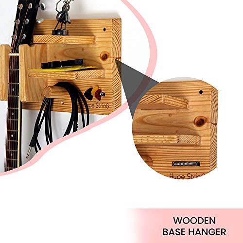 Image of Hype String Guitar Wall Panel || Guitar Wall Hanger || Wooden Guitar Wall Stand