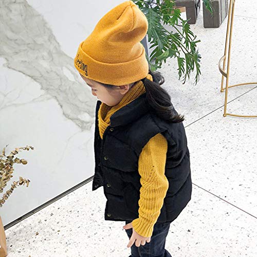 Evelin LEE Baby Boys Girls Stand Collar Down Vest Winter Warm Lightweight Sleeveless Puffer Jacket4