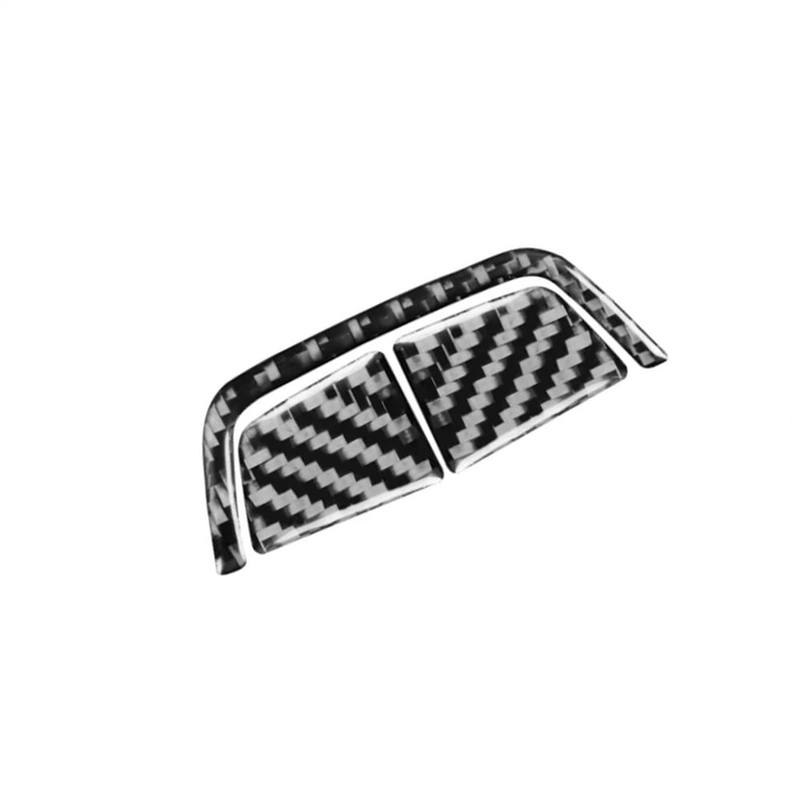 Piwine One Color Carbon Fiber Stickers Central Control Armrest Button Strip Interiors Car Accessories For 6 Series E63 E64 2004-2010