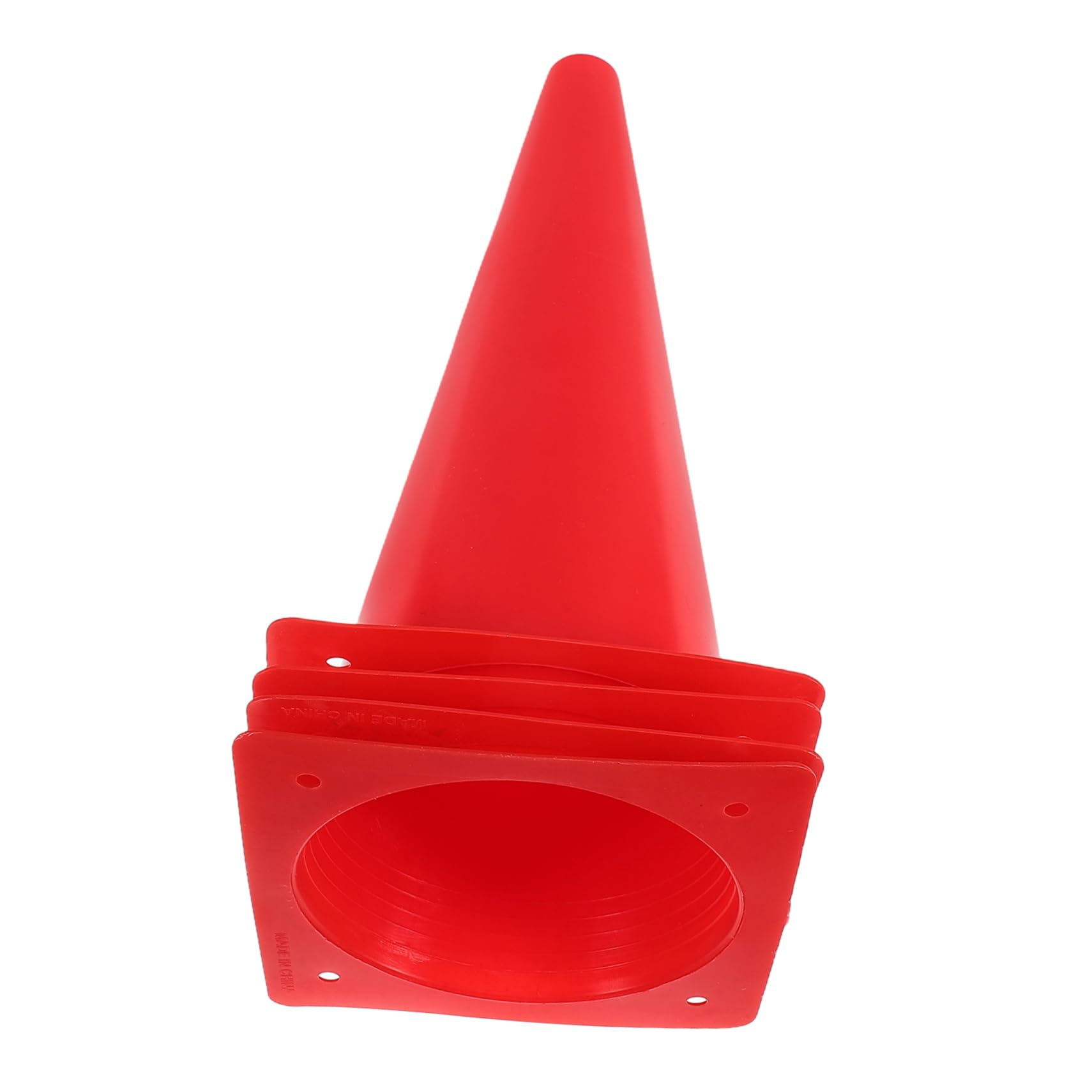 4PCS Durable Plastic Training Cones for Agility Drills Versatile Sports Markers for Soccer Basketball and Outdoor Activities Lightweight and Easy to Transport