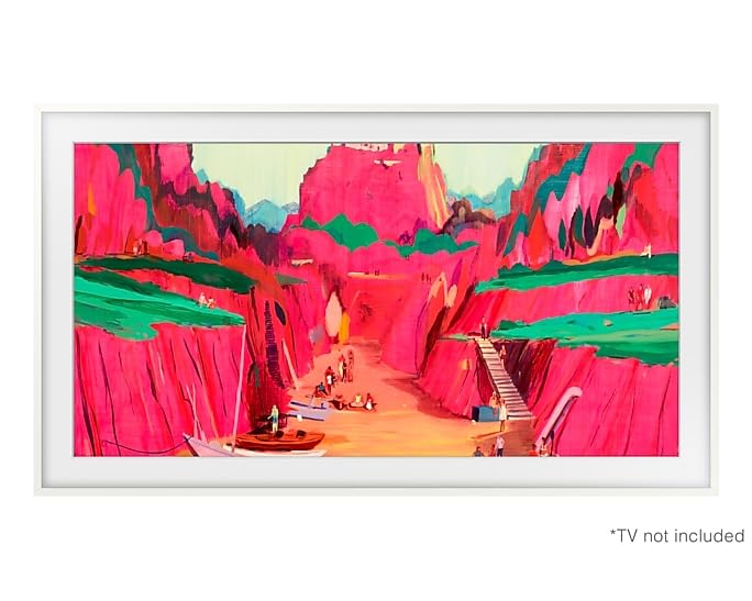 Samsung Rahmen The Frame 65" Weiß Modern, VG-SCFF65WTBXC, kompatibel mit The Frame 2021-2025 (LS03B, LS03BG, LS03D, LS03F)