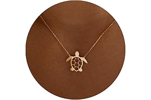 Gold Sea Turtle Necklace for Women: Embracing the Ocean's Grace