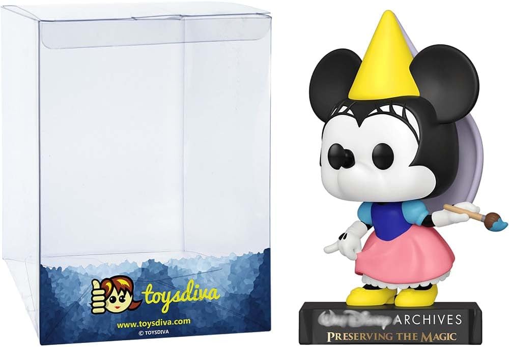 Princess Minni?e: P?o?p?! Vinyl Figurine Bundle with 1 Compatible Graphic Protector (1110-57620 - B)