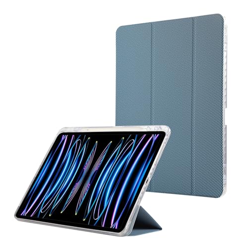 Housse iPad Air 13 anti-rayure avec porte-stylet antichoc bleu