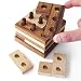IMAGINE - jeu casse tête à partir de 8 ans difficulté 3/6. En bois massif, aux normes CE, marque française Le Délirant. But du jeu : Reconstruire la tour, chaque couche devra être composée de 3 pièces