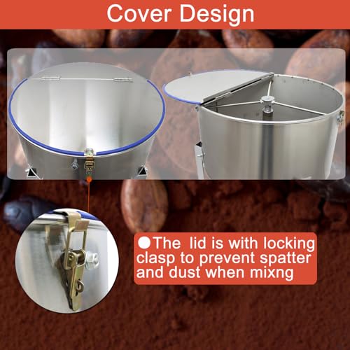 HayWHNKN-220lbs-Dry-Powder-Mixer-Blender-Feed-Mixing-Machine-for-Food-Grain-Plasctic-Particle-Granular-DryWet-Powder-Mixer-Stainless-Steel-3KW-110V