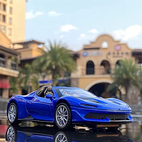 Image of 132 J50 Toy Car Diecast Metal Car Light Sound Pullback Openable Door