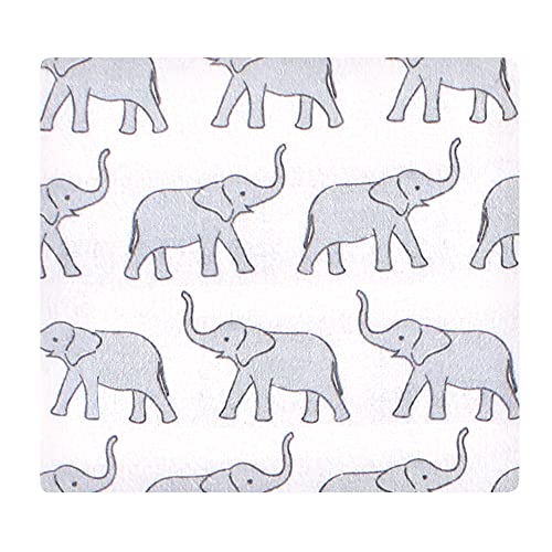Image of Hudson Baby Unisex Baby Cotton Flannel Receiving Blankets, Modern Neutral Safari, One Size