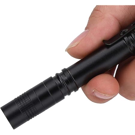 Amazon Ledペンライト アルミ合金製 懐中電灯 ミニポケットペンライト 超明るい 医師看護 防水 小型 診察用 耐衝撃 10ルーメン Ebtools 懐中電灯