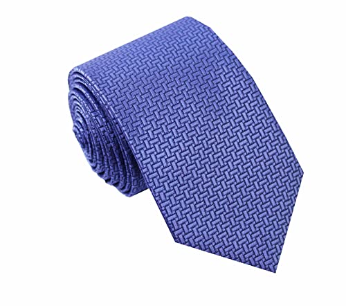 Image of TIE STUDIO Men's Necktie Pocket Square & Cufflink Set | Standard | Jacquard Fabric | Superior Stitching |