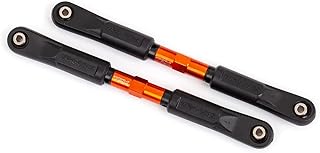 Traxxas 9547T Camber Links, Front (Tubes Orange-Anodized, 7075-T6 Aluminum): Sledge
