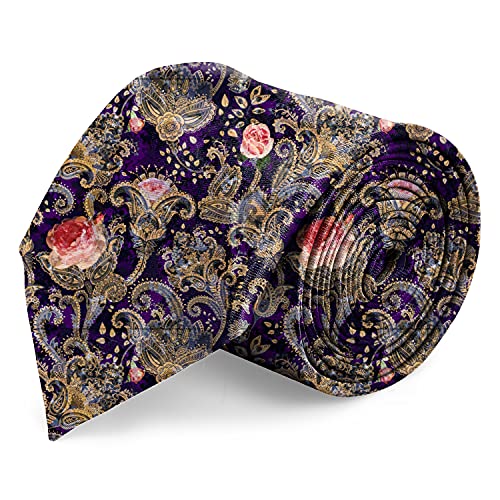 Image of BLACKSMITH Fashion Printed Tie for Men - Fashion Accessories for Blazer, Tuxedo or Coat.