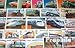 Motives 50 différents Chemin de Fer Timbres (Timbres pour Les collectionneurs) vehicules sur Rails / funiculaire