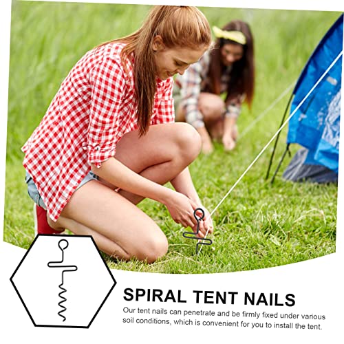 Piquetas de camping inoxidables para evitar que el viento levante tu tienda 5