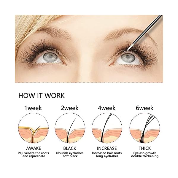 YEALIR Eyelash Growth Serum, Eyebrow Growth Enhancer,Lash Nourish Growth Serum 6ML & Eyelash Cleanser 60ML Kit, Lash Serum for Longer Fuller Eyelashes and Brows with Natural Extract