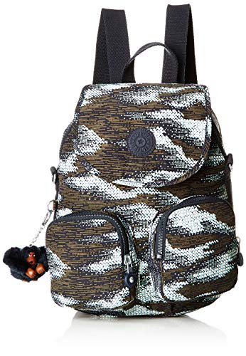 Kipling Firefly Up  Mochilas para Mujer  Multicolor  Dynamic Dots   22x31x14 cm