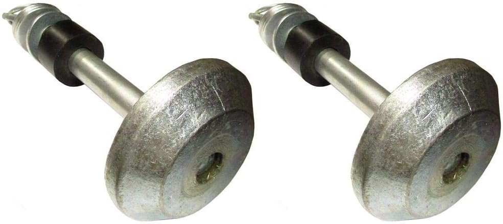 UTV Snow Plow Skid Shoe Pair Fits Moose M91-50021 M91-50023 ATV Fits Several Blades with 5/8" Shaft