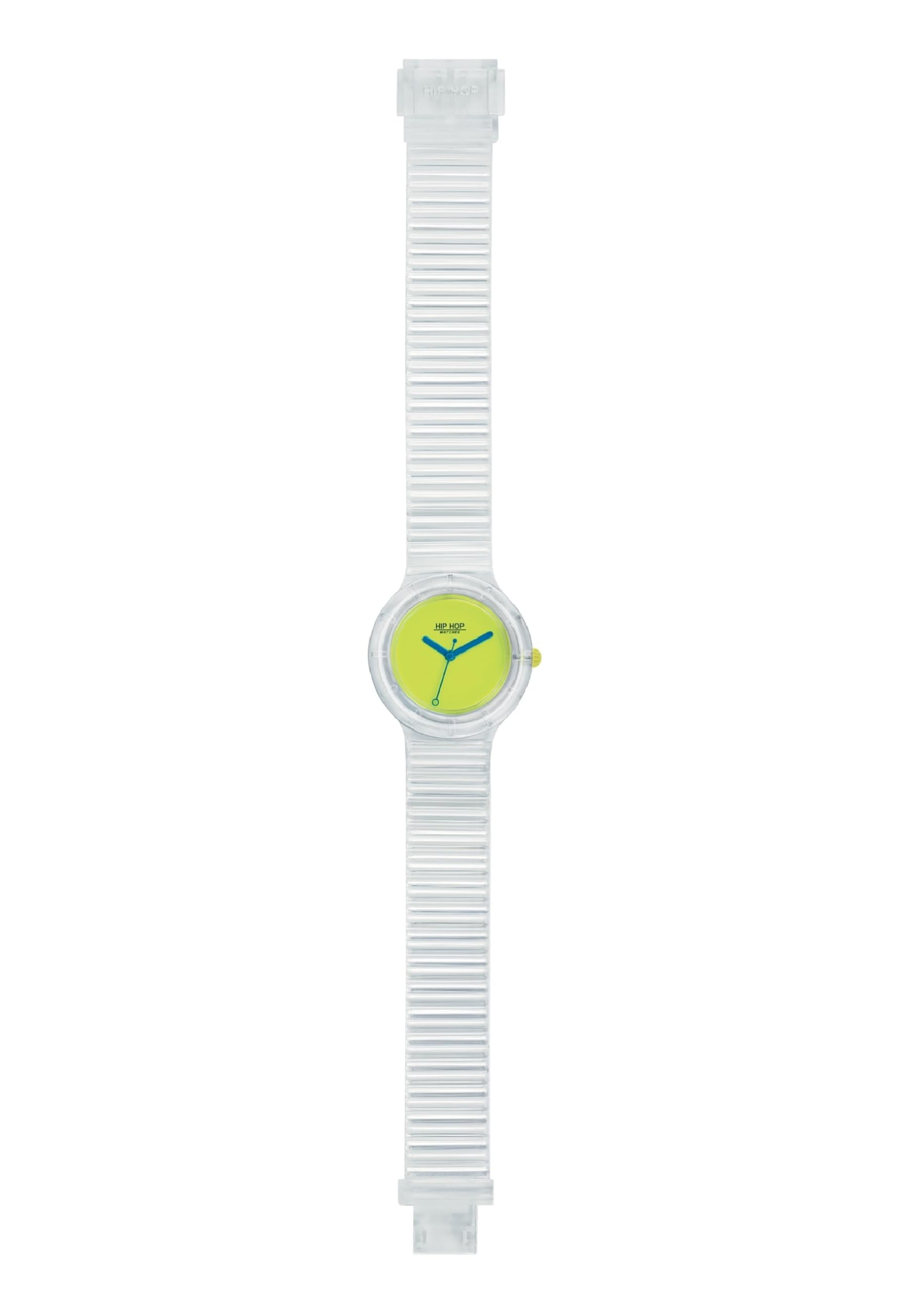 HIP HOP Orologio Donna, Bracciale in Silicone, Cassa 35 cm