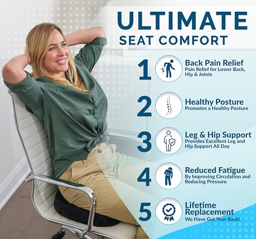 Comfilife CLGSCBLK Gel Enhanced Seat Cushion thumb #2