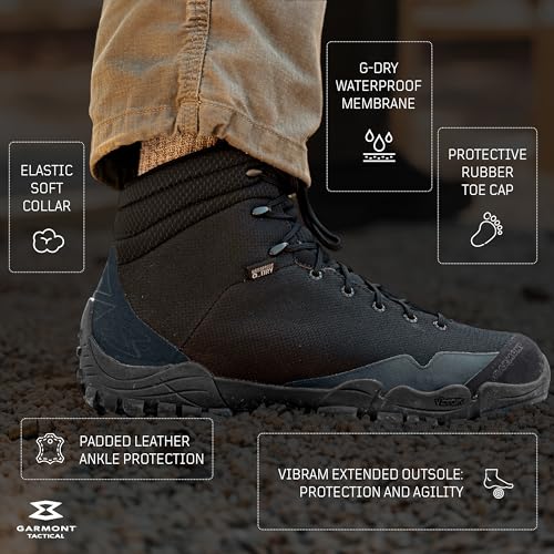 GARMONT TACTICAL Nemesis 6 G-DRY Military and Law Enforcement Tactical Mid Boots for Men and Women, Lightweight, Waterproof, Hiking Shoes4