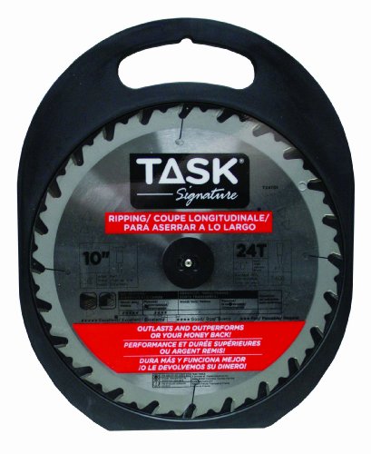 Review Discount Task T24701 Task Signature Circular Saw Blade, Ripping, 5/8-Inch Arbor, 10-Inch