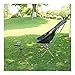 Without logo DSJTCH Tabouret Portable Pliable Repose-Pieds for Camping Plage Chaise Pliante Pêche extérieure Chaise de Camping Pied inclinable Repose-Pied (Color : Noir)