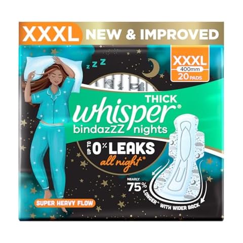 Whisper XXXL Ultra Night Sanitary Pads Cover