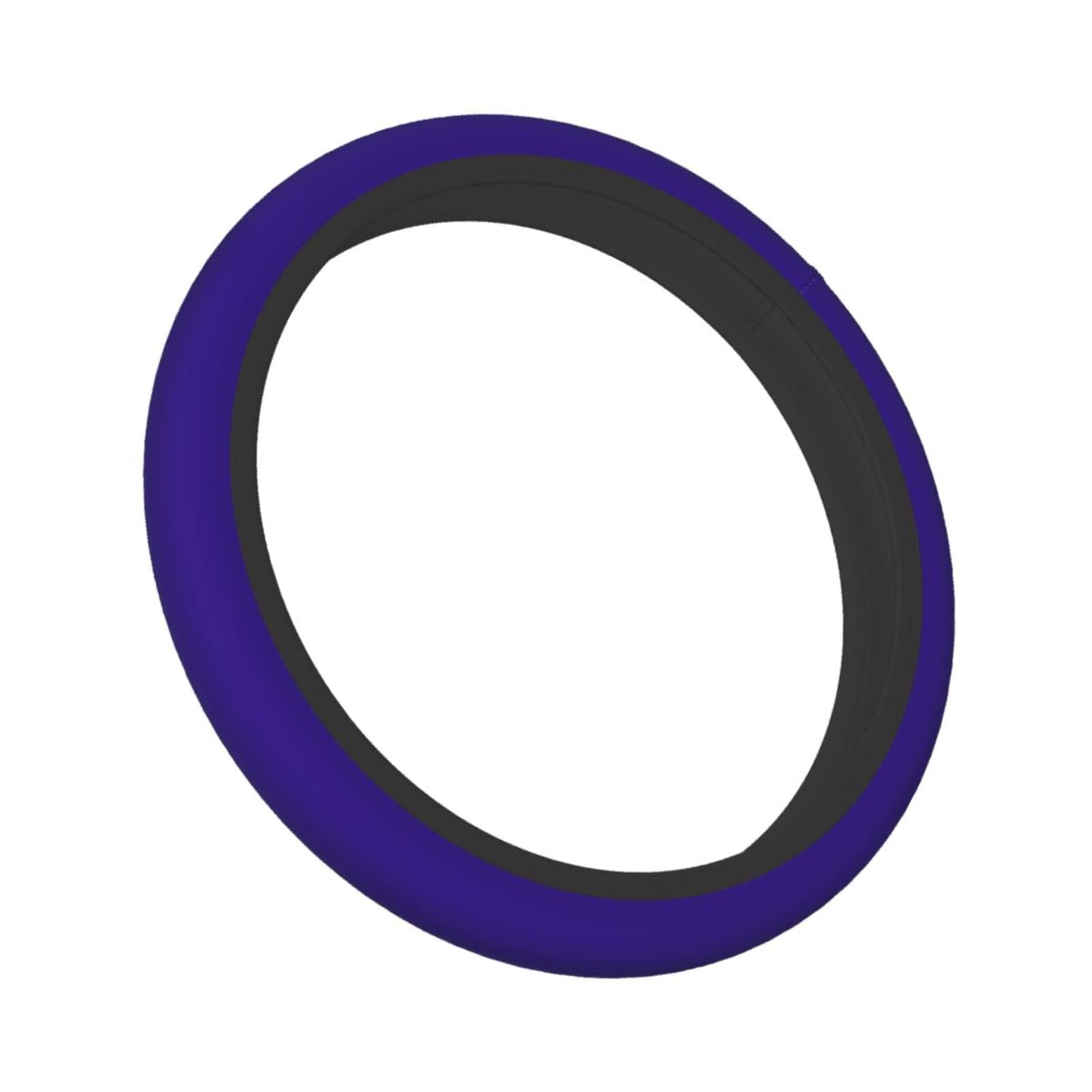 Dark Blue Steering Wheel Cover Universal 15 Inch Women Anti-Slip Elasticity Steering Wheel Covers Men Car Accessories Interior — view 2