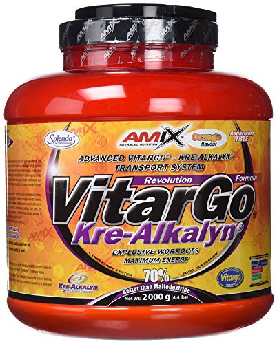Amix - Carbohidrato Rápido Y Creatina - Vitargo Kre-Alkalyn - Complemento Deportivo Para Atletas De Élite - Recuperador Muscular - Sabor Naranj Amix - Carbohidrato Rápido Y Creatina - Vitargo Kre-Alkalyn - Complemento Deportivo Para Atletas De Élite - Recuperador Muscular - Sabor Naranj