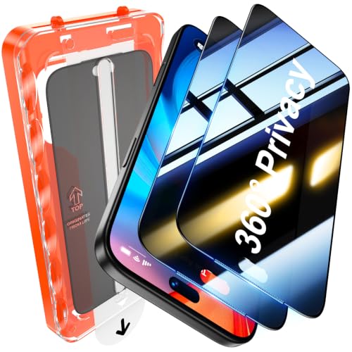 UniqueMe for iPhone 18 Pro 360° Privacy Screen Protector - 6.3 inch - image 1