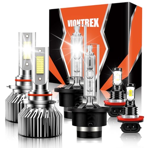 Compatible For 2009 2010 2011 2012 2013 2014 Acura TSX tsx Light Bulbs,9005 High Beam D2S Low Beam H11 Fog Light Bulbs,6500K White Car Light,35000LM 700% Brightnes bulb,Plug and Play IP68 Pack of 6