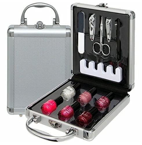 Technic Nail Care Manicure Beauty Case Nail Varnish Set, Assorted