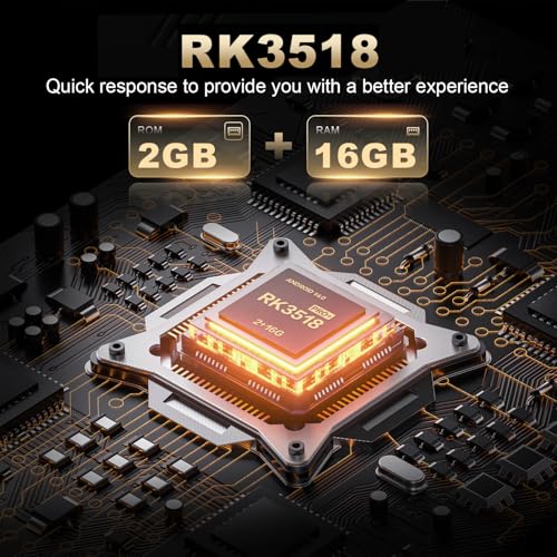 Android TV Box 14.0 RUPA RK3518mini avec WiFi6 et 8K pour streaming - 2