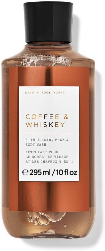 Bath and Body Works Coffee & Whiskey 3-IN-1 Hair, Face & Body Wash 10 fl oz / 295 mL