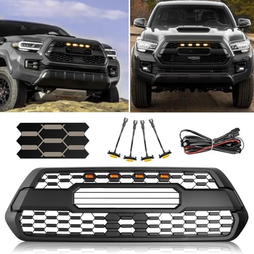 Amazon.com: customcargrills Grille compatible with Toyota Tacoma 2018 ...